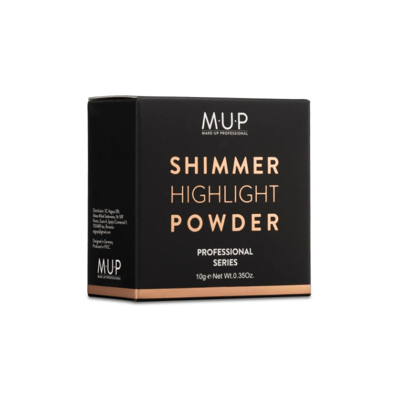 Illuminante per Viso e Corpo Shimmer Highlight Powder MUP 