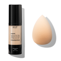 Fondotinta Liquido Waterproof MUP + Beauty Blender MUP