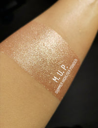 Illuminante per Viso e Corpo Shimmer Highlight Powder MUP 